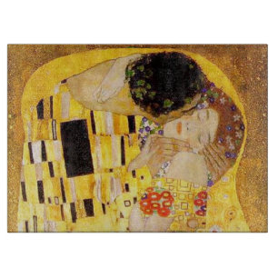 Gustav Klimt Das klassische Kiss-Gemälde Schneidebrett