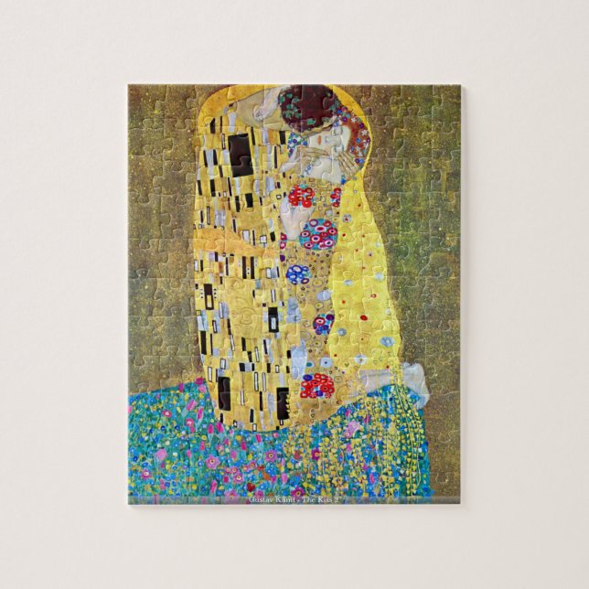 Gustav Klimt - das Puzzlespiel des Kusses 2 Puzzle (Vertikal)