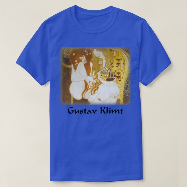 Gustav Klimt Debauchery Unchastity und Excess T-Shirt (Design vorne)