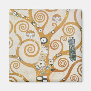 Gustav Klimt Der Baum Des Lebens Art Nouveau Magnet