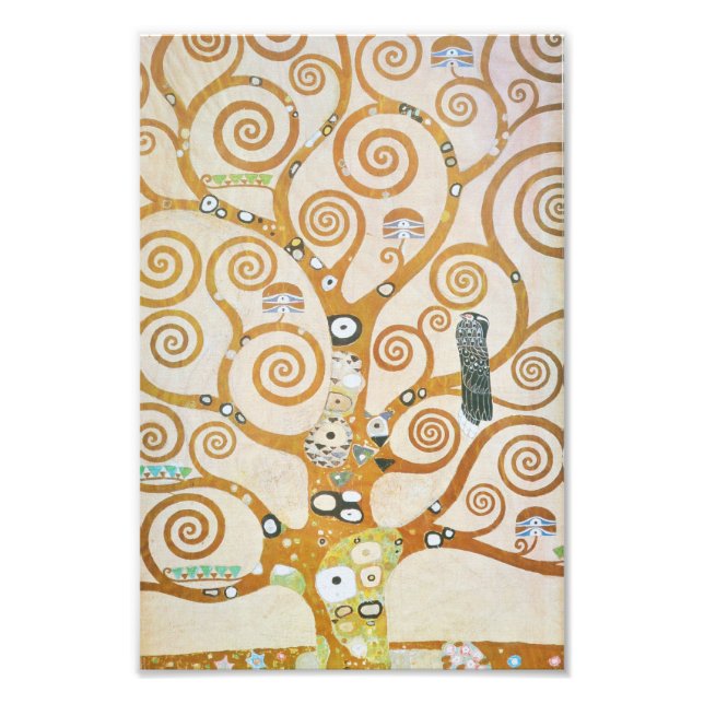 Gustav Klimt Der Baum des Lebens Jugendstil Fotodruck (Vorne)