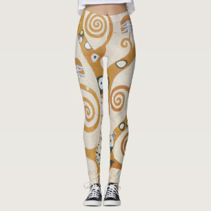 Gustav Klimt Der Baum des Lebens Jugendstil Leggings