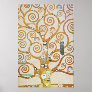 Gustav Klimt Der Baum des Lebens Jugendstil Poster