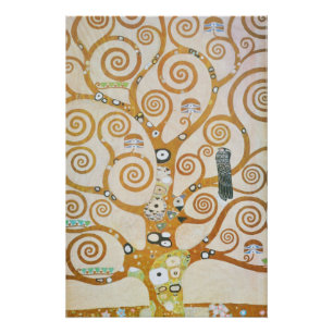 Gustav Klimt Der Baum des Lebens Jugendstil Poster