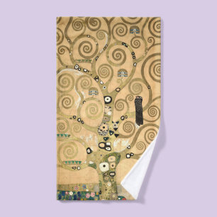 Gustav Klimt - Der Baum des Lebens, Stoclet Frieze Badhandtuch Set