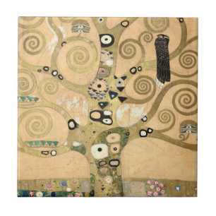 Gustav Klimt - Der Baum des Lebens, Stoclet Frieze Fliese