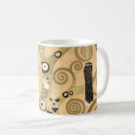 Gustav Klimt - Der Baum des Lebens, Stoclet Frieze Kaffeetasse<br><div class="desc">The Tree of Life,  Stoclet Frieze,  zentraler Teil der links Tafel - Gustav Klimt,  Pappe,  1909</div>