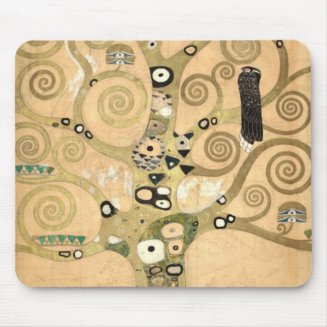 Gustav Klimt - Der Baum des Lebens, Stoclet Frieze Mousepad (Vorne)