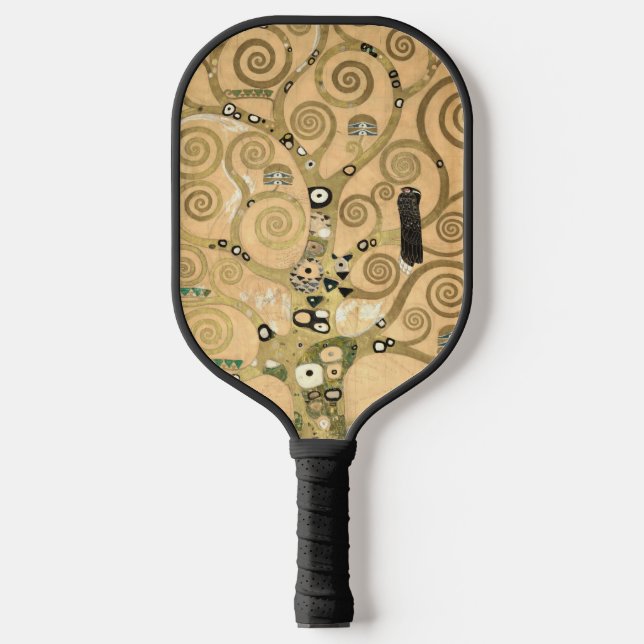 Gustav Klimt - Der Baum des Lebens, Stoclet Frieze Pickleball Schläger (Vorderseite)