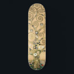 Gustav Klimt - Der Baum des Lebens, Stoclet Frieze Skateboard<br><div class="desc">The Tree of Life, Stoclet Frieze, zentraler Teil der links Tafel - Gustav Klimt, Pappe, 1909</div>