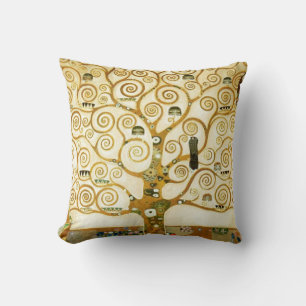 Gustav Klimt Der Baum Des Lebens Vintage Art Nouve Kissen
