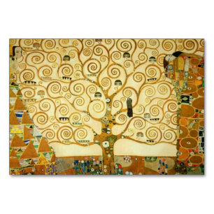 Gustav Klimt Der Baum Des Lebens Vintage Art Nouve Tischnummer