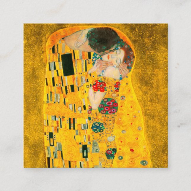 Gustav Klimt Der Kiss Begleitkarte (Vorderseite)