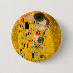 Gustav Klimt Der Kiss Button