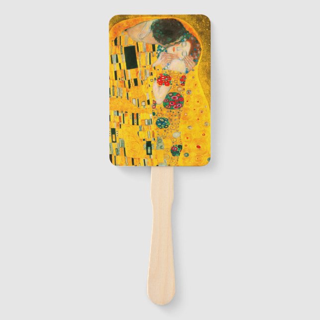Gustav Klimt Der Kiss Fächer (Vorderseite)