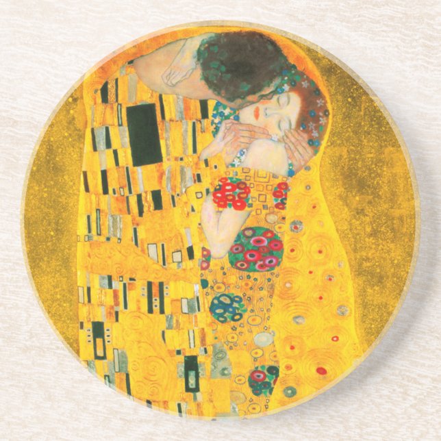 Gustav Klimt Der Kiss Getränkeuntersetzer (Vorne)
