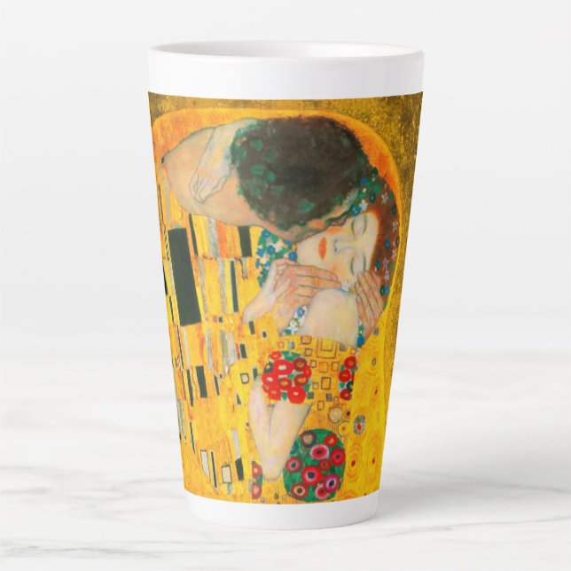 Gustav Klimt Der Kiss Milchtasse (Vorderseite)