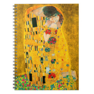 Gustav Klimt Der Kiss Notizblock