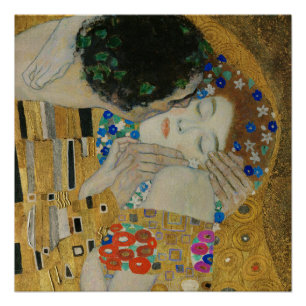 Gustav Klimt Der Kiss Poster