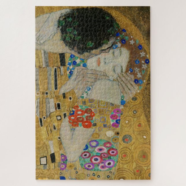 Gustav Klimt Der Kiss Puzzle (Vertikal)
