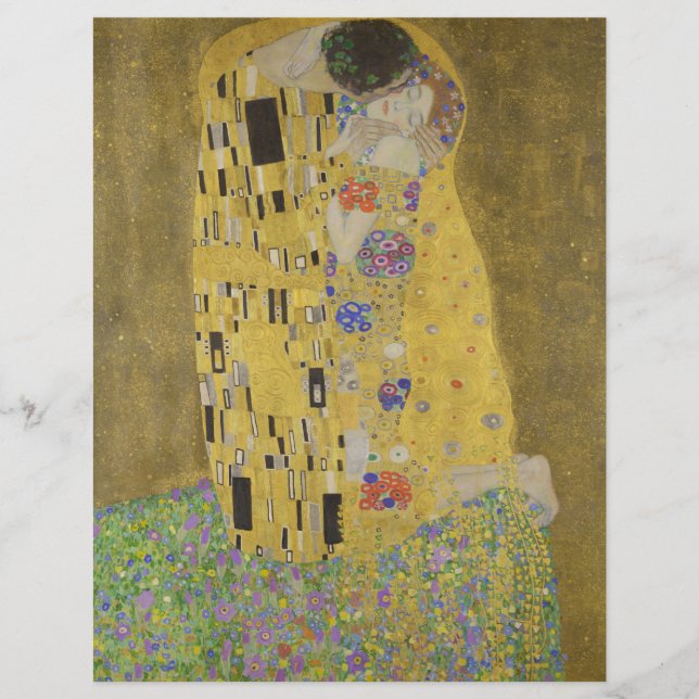Gustav Klimt "Der Kuss" (Vorderseite)