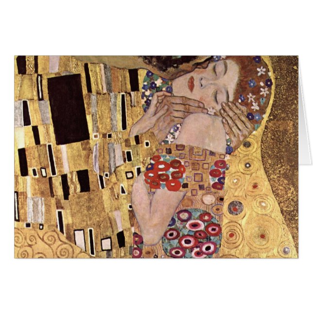 Gustav Klimt ~ der Kuss (Vorderseite (Horizontal))