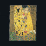 GUSTAV KLIMT - Der Kuss 1907 Fleecedecke<br><div class="desc">GUSTAV KLIMT - Der Kuss 1907Öl- und Goldfolie auf Leinwand</div>