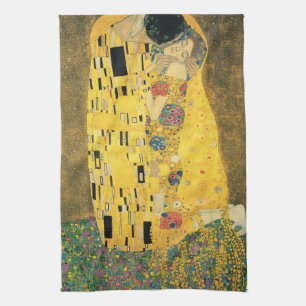 GUSTAV KLIMT - Der Kuss 1907 Küchentuch