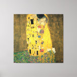 GUSTAV KLIMT - Der Kuss 1907 Leinwanddruck<br><div class="desc">GUSTAV KLIMT - Der Kuss 1907</div>