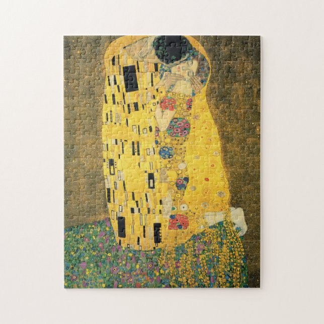 GUSTAV KLIMT - Der Kuss 1907 Puzzle (Vertikal)