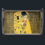 GUSTAV KLIMT - Der Kuss 1907 Serviertablett<br><div class="desc">GUSTAV KLIMT - Der Kuss 1907
Öl- und Goldfolie auf Leinwand</div>