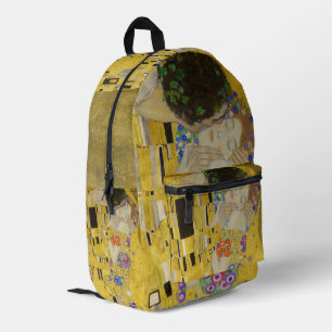 Gustav Klimt - Der Kuss Bedruckter Rucksack