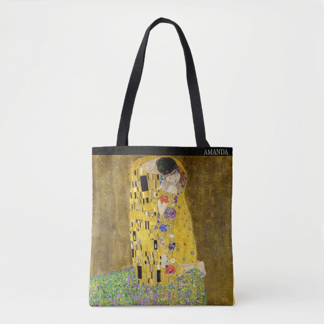 Gustav Klimt – Der Kuss – Benutzerdefinierter Text (Vorderseite)