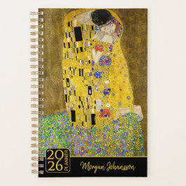 Gustav Klimt – Der Kuss – Benutzerdefinierter Text Planer