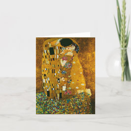 Gustav Klimt - Der Kuss Dankeskarte