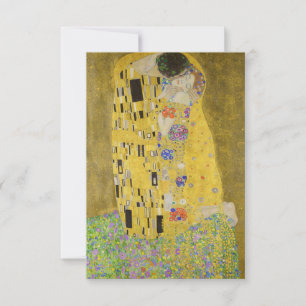 Gustav Klimt - Der Kuss Dankeskarte