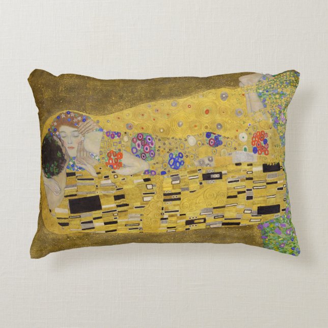 Gustav Klimt - Der Kuss Dekokissen (Vorderseite)