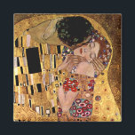 Gustav Klimt: Der Kuss (Detail) Magnet<br><div class="desc">Ein schöner klassischer Magnet mit einem romantischen Paar,  das einen Kuss teilt,  gemalt vom österreichischen Symbolik-Maler Gustav Klimt. com.</div>