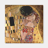Gustav Klimt: Der Kuss (Detail)