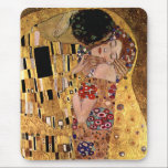 Gustav Klimt: Der Kuss (Detail) Mousepad<br><div class="desc">Eine schöne klassische Mausunterlage,  die ein romantisches Paar teilt einen Kuss,  gemalt vom österreichischen Symbolistmaler Gustav Klimt kennzeichnet.</div>