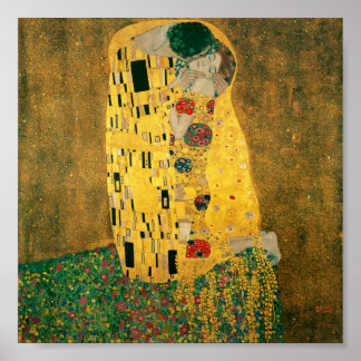Gustav Klimt - Der Kuss (El Beso, Le Baiser) Poster