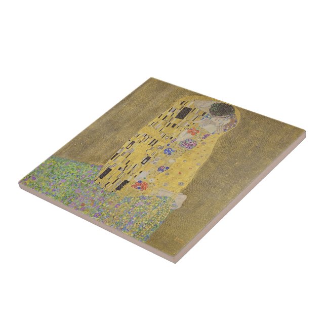 Gustav Klimt Der Kuss Feine Kunst Keramikfliese (Seite)