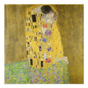 Gustav Klimt - Der Kuss Fotodruck