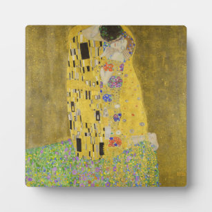 Gustav Klimt - Der Kuss Fotoplatte