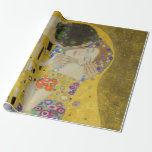 Gustav Klimt - Der Kuss Geschenkpapier<br><div class="desc">Der Kuss - Gustav Klimt 1907-1908</div>