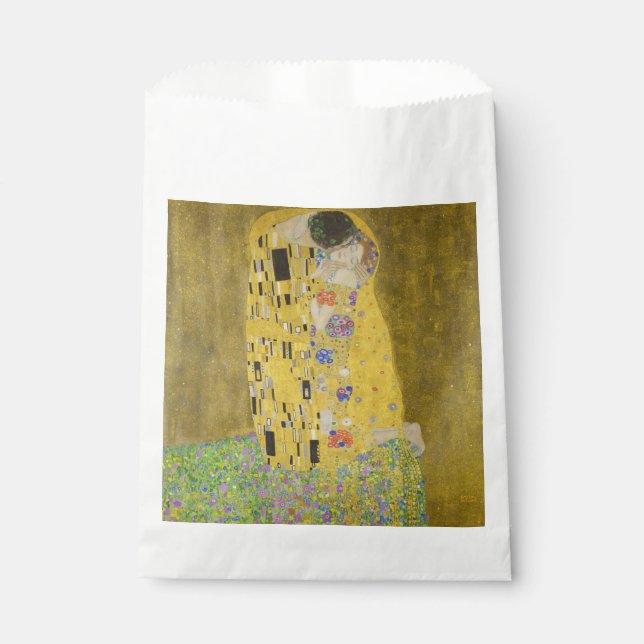 Gustav Klimt - Der Kuss Geschenktütchen (Vorderseite)
