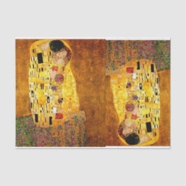 Gustav Klimt, der Kuss, Gewehrpapier Seidenpapier