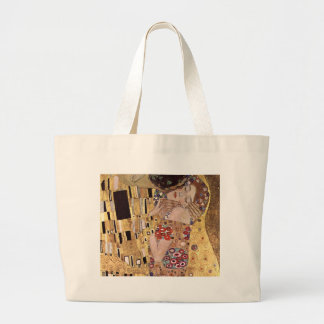 Gustav Klimt ~ der Kuss Jumbo Stoffbeutel