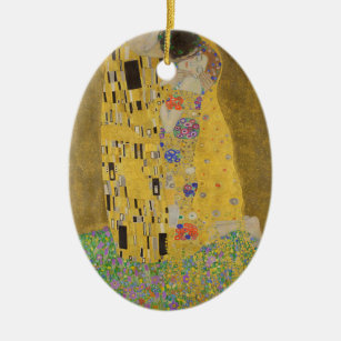 Gustav Klimt "der Kuss " Keramik Ornament