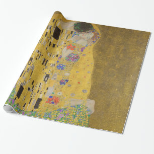 Gustav Klimt Der Kuss (Liebende) GalerieHD Vintage Geschenkpapier